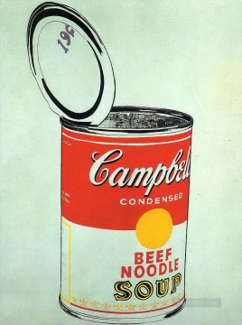 ポップ Painting - ビッグ キャンベル スープ缶 19c ビーフ ヌードル POP